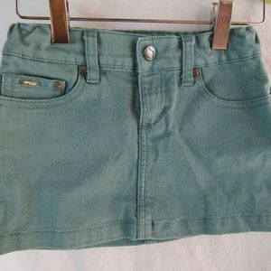 JOE'S Jeans Girls Seafoam Green Skirt Sz 6 EUC
